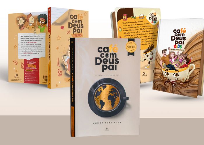 “Café com Deus Pai” é o livro mais vendido do Brasil em 2023 e ganha versões Kids e Teens
